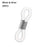 50PCS Rubber Anti-Slip Eyeglass Chain Ends Retainer Adjustable Rubber Eyeglass Strap Spectacle End Connectors Glasses Ring