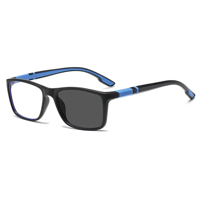 -0.5 -0.75 -1.25 Photochromic Anti Blue Light Outdoor Sports Cycling Ultra Light High-definition Color Changing Myopia Glasses