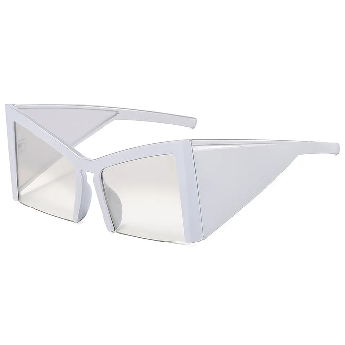 Half-Frame Square Sunglasses Women Men Travel Luxury Male Big Shades Female Oversize Sun Glasses UV400 Brand Gafas Oculos Retro