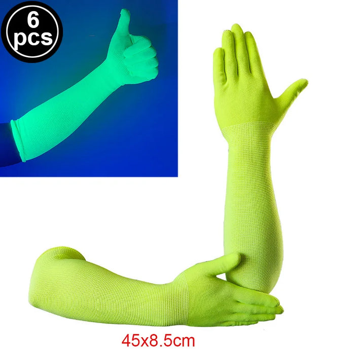 6 12 24 30 Pièces de fournitures de fête néon Chapeaux formels néon phosphorescents à la lumière UV Chapeau fluorescent Décorations de fête à lumière UV pour adultes