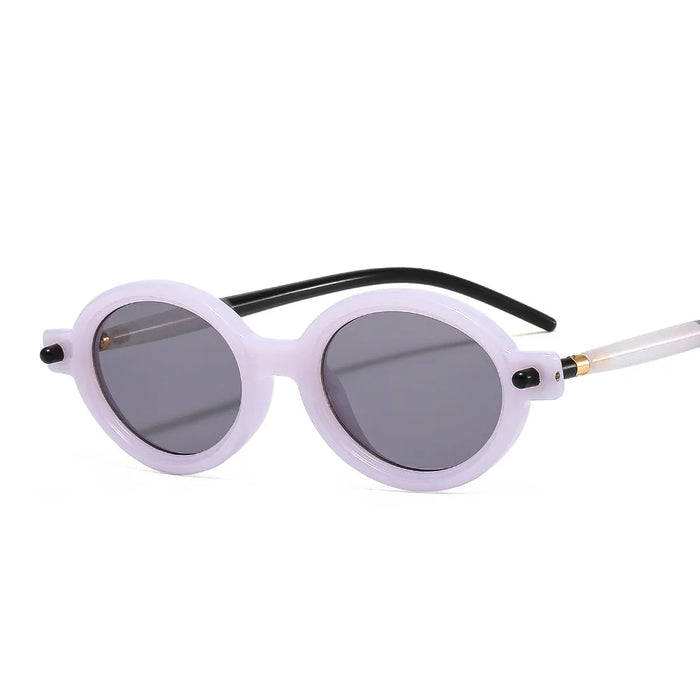 Vintage Round Sunglasses Women Luxury Brand Designer UV400 Men High Quality Oval Sun Glasses Female Gafas De Sol Hombre
