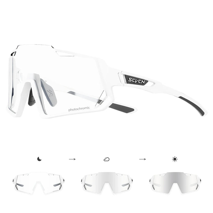 SCVCN New Photochromic Cycling Sunglasses UV400 Men Women Outdoor Sports Running Glasses MTB Drving Hiking Eyewear HD Lens
