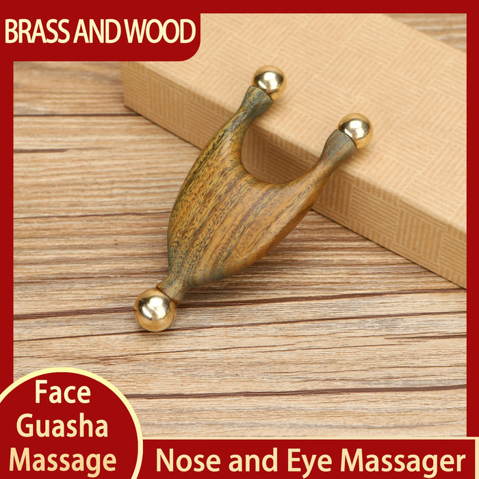 Guasha Face Facial Massager Tool Kansa Wand