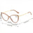 VIOLA MAG Lunettes de lecture œil de chat vintage, Lunettes anti-lumière bleue en métal, Quotidien femme, Pochette à lunettes