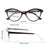 MODFANS Gafas de lectura de ojo de gato para mujer, con bisagra de resorte, ligeras, para presbicia, con dioptrías de +0.5 a +4.0