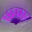 Glow Folding Led Fan Led Glasses Dancing Light Fan Night Show Halloween Christmas Rave Festival Accessories Glow Party Supplies