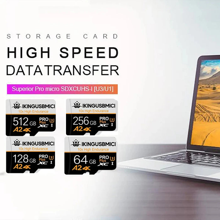 Original Memory Card 512GB 256GB 128GB 64GB 32GB TF Micro TF Class A1-10 UHS-1 Flash Memory Microsd
