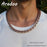 ARADOO Premium Copper Bracelet Necklace for Women Men Jewelry Set Gifts