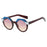 Ins Popular Fashion Round Women Punk Sunglasses Retro Rivets Men Trending Sun Glasses Gradient Shades UV400