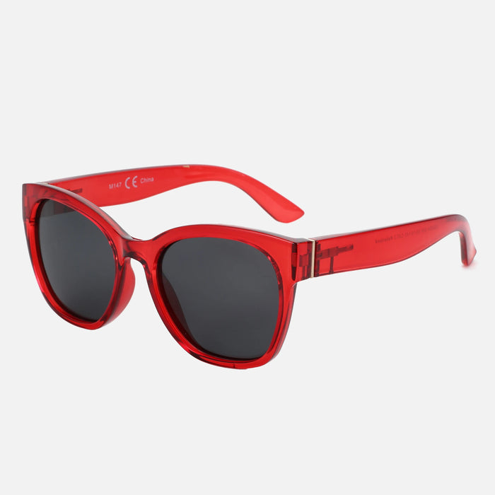 ZENOTTIC Gafas de sol polarizadas para mujer con montura gruesa de mariposa original, protección UV400, estilo ojo de gato