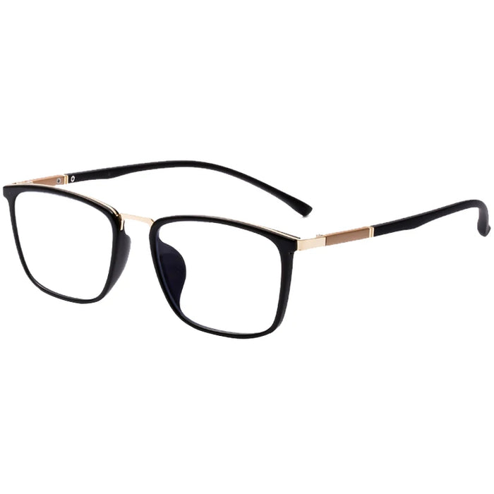 Progressive Multifocal Reading Glasses for Men, Anti Blue Ray Anti-fatigue Presbyopia Eyeglasses,Square Computer Glasses
