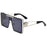 New Stylish Sunglasses with Oversized Frames, Trendy Metal Design, Perfect for Fashion Shows and Cool Street Style