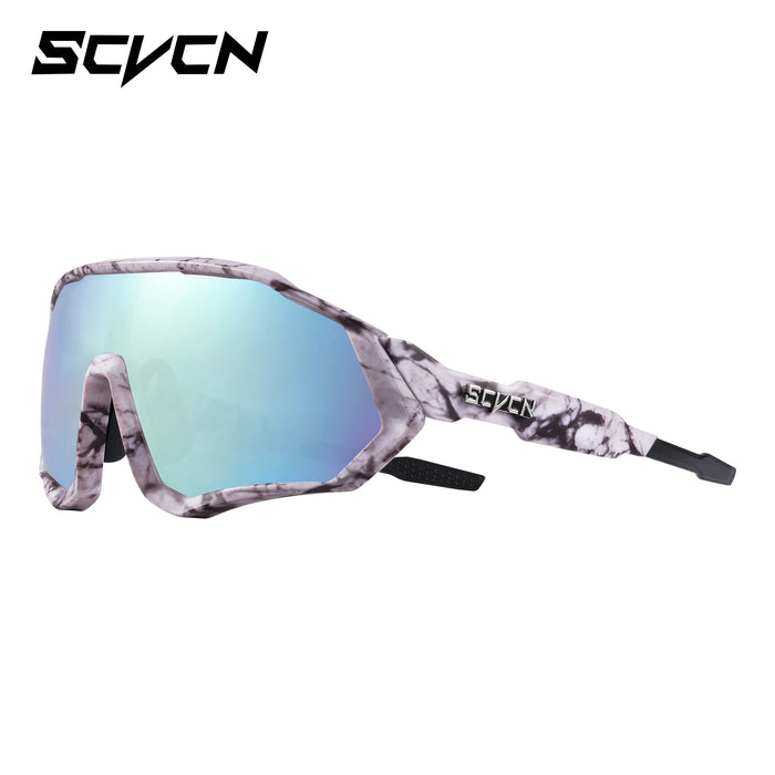 SCVCN Photochromic Cycling Sunglasses Outdoor Sports Running Drving Glasses Road MTB Bicycle Goggles  UV400 Safety Bike Eyewear