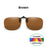VIVIBEE Gafas de Sol con Clip Abatible Polarizadas para Hombre Cuadradas UV400 Fotocromáticas de Visión Nocturna para Mujer Clásicas con Clip de Espejo