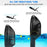 Full Face Snorkel Mask Snorkeling Swimming Diving Mask with Detachable Camera Mount Wide View Anti-Fog Anti-Leak for Adult Youth