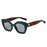 Cat Eye Jelly Color Sunglasses Women Retro Rivets Men Leopard Shades UV400 Sun Glasses