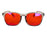 Red Lens 100% blue light Blocking Glasses, Orange Lens Anti fatigue Glasses Fashion Glasses Women Man Computer Gaming Glasses