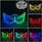 Cyberpunk LED Light Up Glasses Futuristic Luminous Unisex Eyewear Cool Glowing Glasses For Cosplay Bar Rave Club Halloween Party