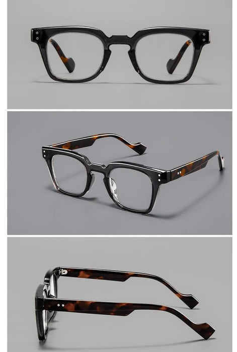 2025 New Square Reading Glasses Men Black Frame Presbyopia Eyeglasses Women Far Sight Optical Eyewear Diopters 0~+4.0 Spectacles
