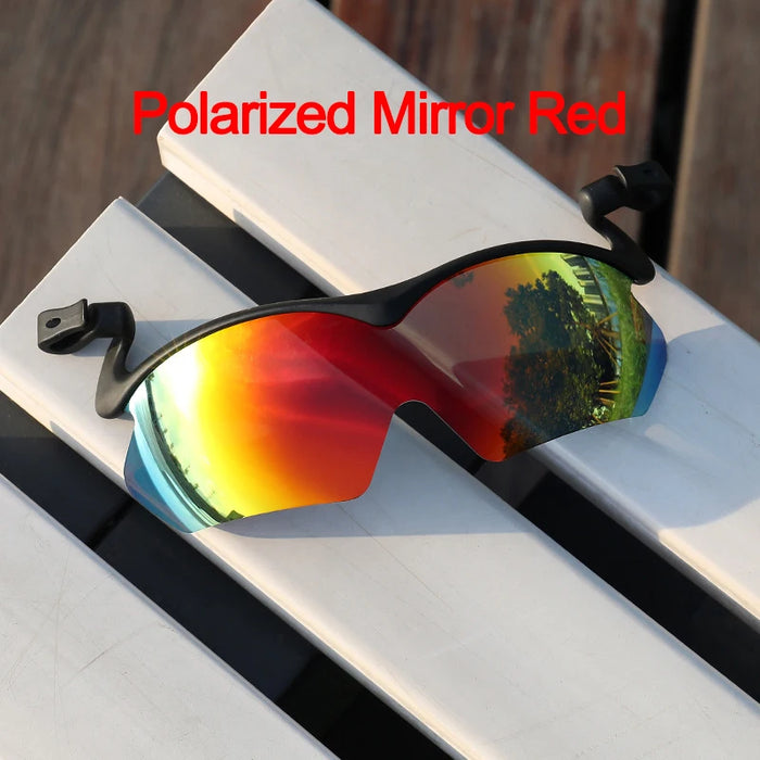 Polarized Clip On Sunglasses For Baseball Cap Men Women Adjustable Lens Angle Sports Cycling Driving Sun Glasses Eyewear Shades