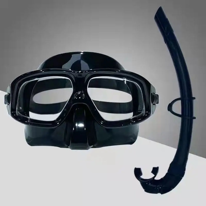Diving Mask Free Diving Surface Mirror High Definition Anti-Fog Lens Snorkeling Mask Equipment