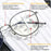 New Progressive Multifocal Reading Glasses for Both Near and Far Vision, Ultra-Light Metal Full-Frame, Anti-Blue Light, Suitable