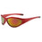 NEW Sports Punk Mirror Sunglasses Women 2000'S Men Y2K Hip Hop Luxury Brand Cat Eye Sun Glasses UV400 Unisex Shades Oval Eyewear