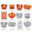Outdoor Lightweight Folding Tableware Portable Bowl Dinner Plate Coffee Filter Funnel Water Cup Multi-purpose Camping Tableware