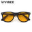 VIVIBEE Classic Square Gaming Blue Light Blocking Glasses Men Yellow Women Office Anti Light Eyeglasses Computer Filter Goggles