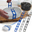 Correa de silicona para tapa, reutilizable, universal, cinturón elástico de fijación de tapa, para cocina de camping al aire libre, equipo de camping