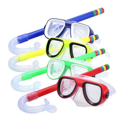 Set de máscara de buceo, tubo de respiración, gafas de natación, accesorios de esnórquel para niños, a prueba de golpes, antivaho y duraderos