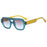 Nuevas Gafas de Sol Cuadradas de Doble Puente Retro para Mujer Diseño de Tonos Degradados Gafas de Sol de Alta Calidad para Hombre Protección UV400
