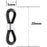 50PCS Rubber Anti-Slip Eyeglass Chain Ends Retainer Adjustable Rubber Eyeglass Strap Spectacle End Connectors Glasses Ring