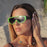 INS Popular Square Sunglasses Women One Piece Lens Luxury Brand Female Shades Men Fashion Sun Glasses UV400 Oculus Gafas
