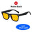 VIVIBEE Square Blue Light Blocking Glasses Men Gaming Orange UV400 Lens Office Women Matte Black Goggles 2026 Trending