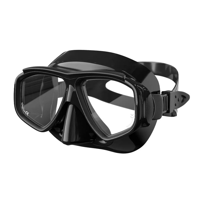 JSJM Professional Anti-Fog Swimming & Scuba Diving Mask with UV Protection, Silicone Snorkeling Goggles & Tube Set for Adults