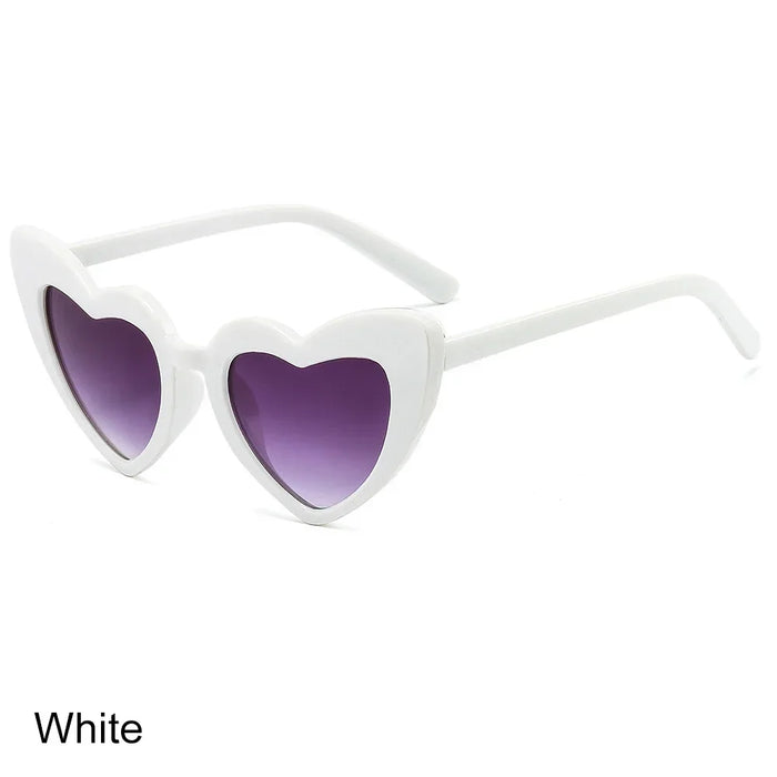 1PC Luxury Heart Shaped Sunglasses Big Frame Love Effect Sun Glasses Retro Women  lana del rey Eyewear UV400 Protection