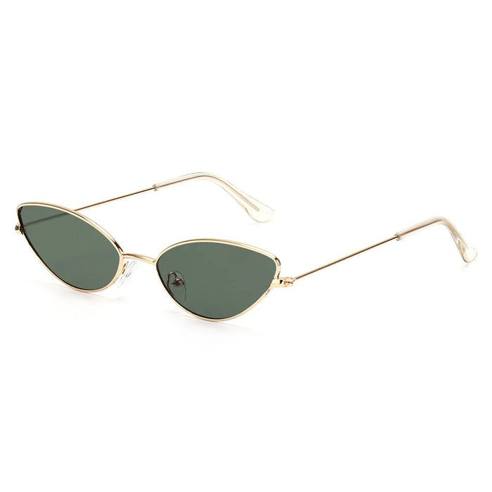 1PC Vintage Small Frame Shades Retro Oval Black Sunglasses Unisex Luxury Brand Designer Pink Sun Glasses Female Travel Eyewear