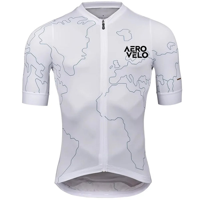 AERO VELO Cycling Jersey Set Men Cycling Clothing Summer Road Training Bike Shirts Suit Bicycle Bib Shorts MTB Uniform