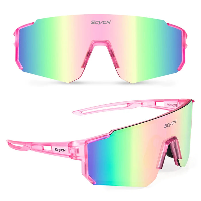 SCVCN Fsshion Sunglasses Street Cycling Glasses Bike Men UV400 Sports MTB Outdoor Bicycle Women Sunglasses Multi Color Riding