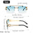 6PCS Rimless Sunglasses Square Fashion - Men's Women's - Metal Rimless Rectangular Y2K