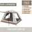 Goture 4/6 Person Automatic Camping Tents Outdoor Waterproof Large Space Quick Open Tent