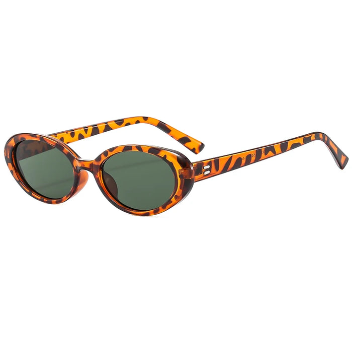 Fashion Small Oval Sunglasses Women Classic Vintage Men Sun Glasses UV400 Female Shades