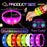 20-100PCS Music&Sound Activated Light up Bracelets Glow Bracelets Rhythmic Led Bracelet Luminous Bracelet Wedding Accessories