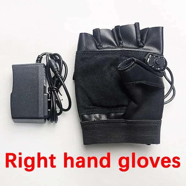 Gants Laser Vert 532 nm Faisceau Doigt Flash Point Unique Grand Faisceau Canon Laser Gants Lumineux LED pour Paume pour DJ Club Soirée Spectacle