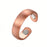 Trendy Punk Magnetic Therapy Pure Copper Rings for Women Men Anti Snoring Ring Power Slimming Health Care Jewelry