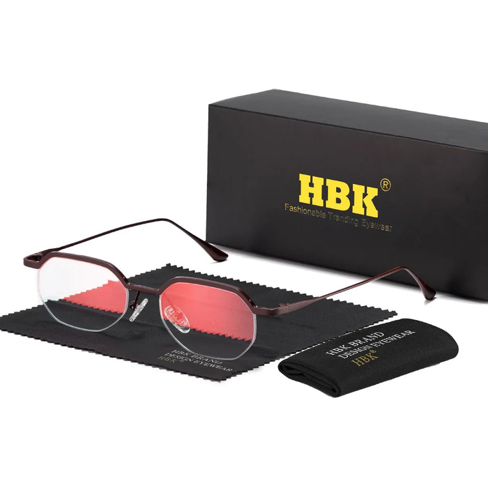 HBK New Retro Small Frame Sunglasses Men Polygonal Lenses Sun Glasses Women Activities Travel Party Eyewear Women Summer Style