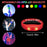 20-100 Pulseras LED activadas por música y sonido, pulseras luminosas intermitentes, brazaletes que brillan en la oscuridad para fiestas y bodas