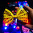 10Pcs Luminous Tie LED Flash Necktie Light up Bow Necktie Lights Sequins Bowtie Rave Rave Party Gift 3 Flashing Light Settings