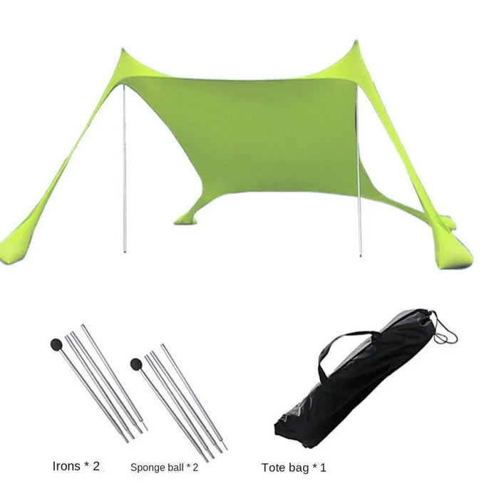 Camping Tent Windproof Pop Up Awning Outdoor Beach Sun Shade UV Ultralight Beach Canopy Tents for Camping Fishing Picnics